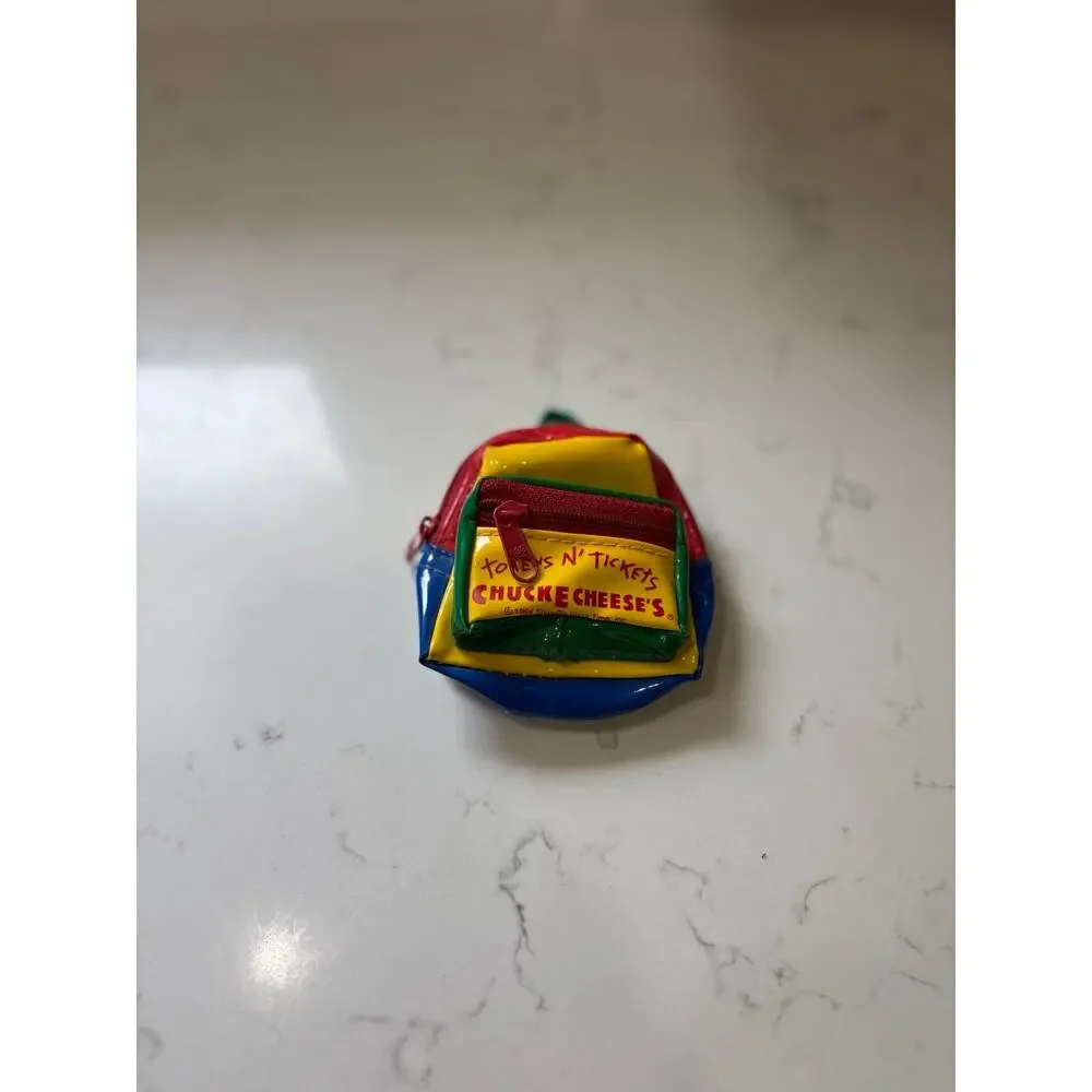 Vintage Chuck E Cheese Keychain Pouch